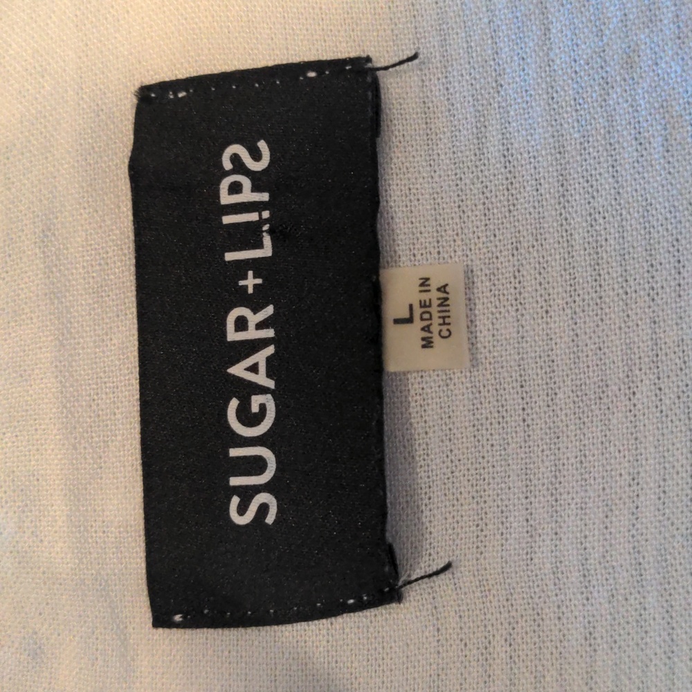 Sugar+Lips Women's Embroidered Off Shoulder Mini Dress (Large Tag But Small Fit) - Picture 6 of 8